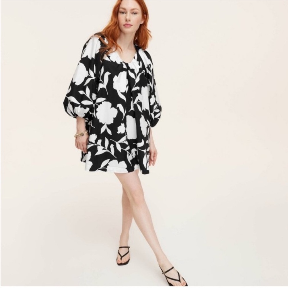 Kate Spade Monochrome Floral Dress